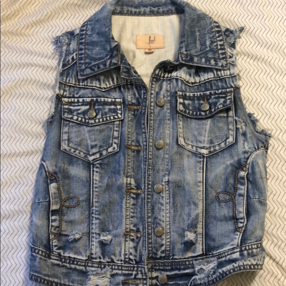 XS Lost denim vest